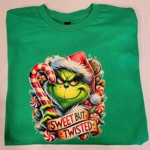 New Grinch Sweet But Twisted Green Tee Unisex